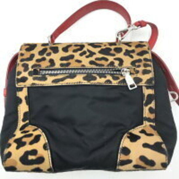 Prada satchel bag ostrich pony hair trim - Picture 3 of 10